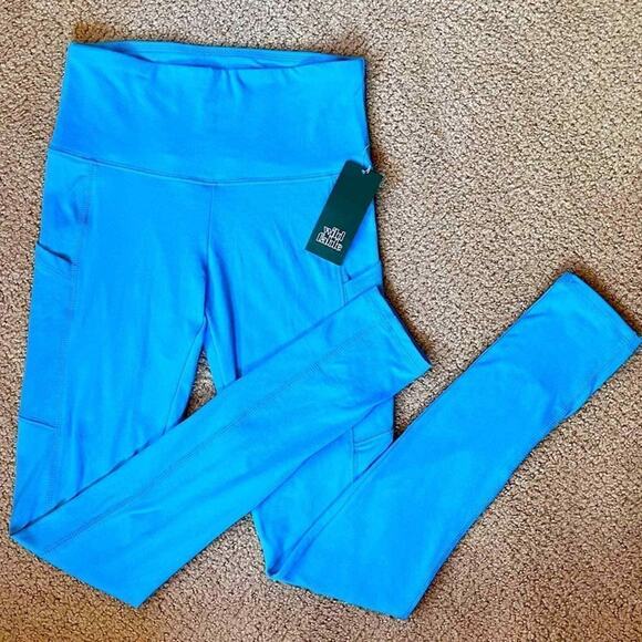 Wild Fable Women's High-Waisted Ultra Soft Leggings Azure XS NEW! - Picture 2 of 11